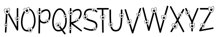 Stilling Love Font UPPERCASE