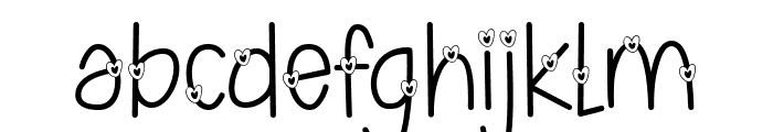 Stilling Love Font LOWERCASE