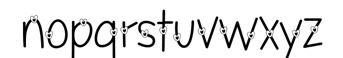 Stilling Love Font LOWERCASE