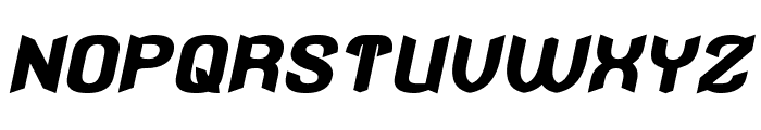Stingray Bold Italic Font UPPERCASE