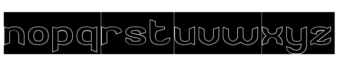 Stingray-Hollow-Inverse Font LOWERCASE