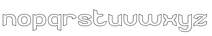 Stingray-Hollow Font LOWERCASE