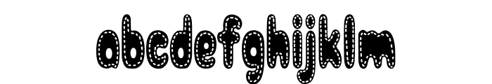 Stitch Crafters Font LOWERCASE