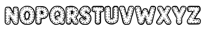 Stitch Patch By Squeeb  Regular Font UPPERCASE