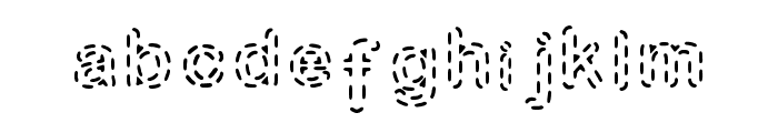 Stitch Round Regular Font LOWERCASE