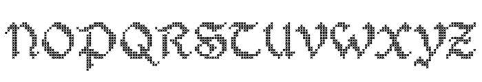 Stitch Warrior Regular Font UPPERCASE