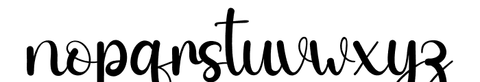 Stock Font LOWERCASE