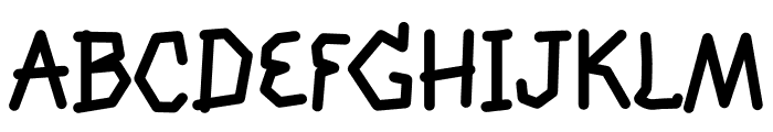 Stone Age Regular Font UPPERCASE