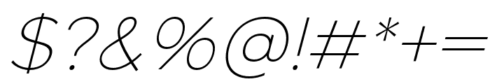 StonerExtraLightItalic-Italic Font OTHER CHARS