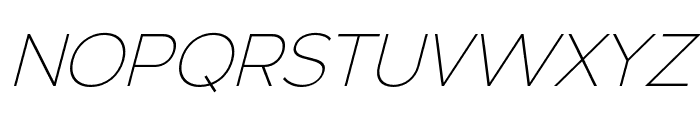 StonerExtraLightItalic-Italic Font UPPERCASE