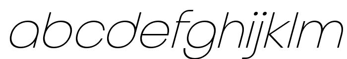 StonerExtraLightItalic-Italic Font LOWERCASE