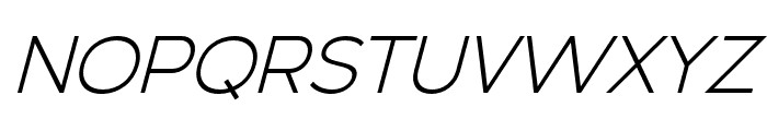 StonerLightItalic-Italic Font UPPERCASE