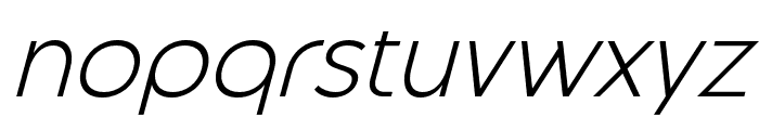 StonerLightItalic-Italic Font LOWERCASE