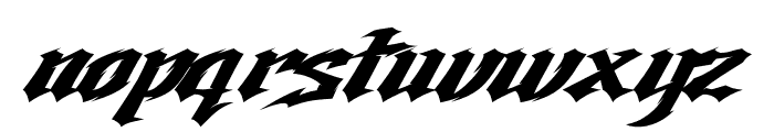 Storm Fighter Font LOWERCASE