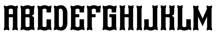 Storm Fold Font LOWERCASE