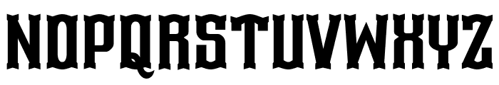 Storm Fold Font LOWERCASE