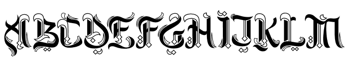 Stormsong Four Font UPPERCASE