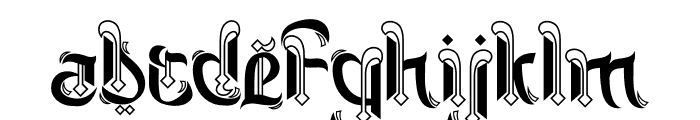 Stormsong Four Font LOWERCASE