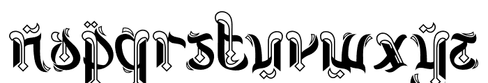 Stormsong Four Font LOWERCASE