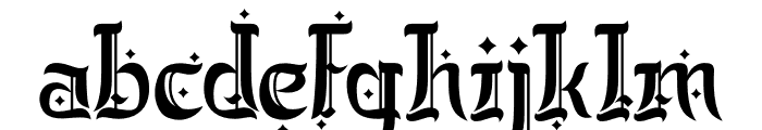 Stormsong Three Font LOWERCASE