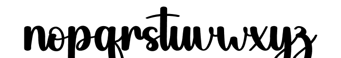 Stormy Font LOWERCASE