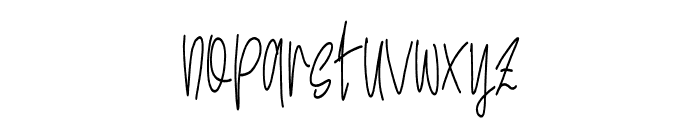 Story Of Signature Font LOWERCASE