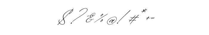 Storyline Regario Script Italic Font OTHER CHARS