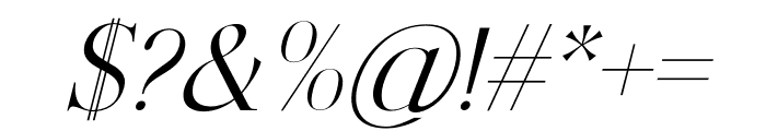 Storyline Regario Serif Italic Font OTHER CHARS