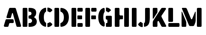 StraightFighter-Regular Font UPPERCASE