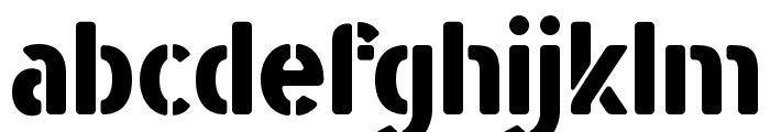 StraightFighter-Regular Font LOWERCASE