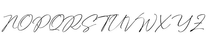 Strainger Signatures Font UPPERCASE