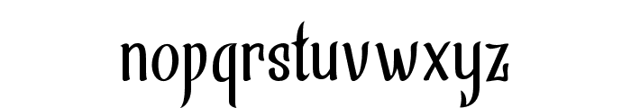 Strandall-Regular Font LOWERCASE