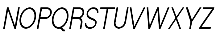 Strange Cool Condensed Italic Font UPPERCASE