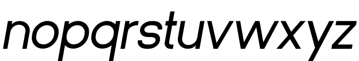 Strange Cool Italic Font LOWERCASE