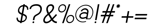 Strange Cool Thin Italic Font OTHER CHARS