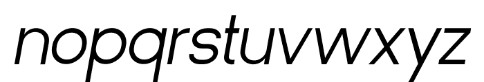 Strange Cool Thin Italic Font LOWERCASE