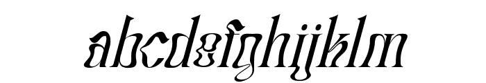 Strarat Elegante Font Italic Font LOWERCASE