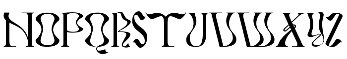 Strarat Elegante Font Regular Font UPPERCASE