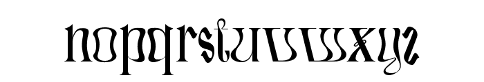 Strarat Elegante Font Regular Font LOWERCASE
