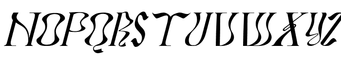 StraratEleganteFont-Italic Font UPPERCASE