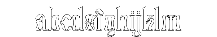 StraratEleganteOutline-Regular Font LOWERCASE