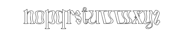 StraratEleganteOutline-Regular Font LOWERCASE