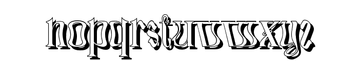 StraratEleganteShadow-Regular Font LOWERCASE