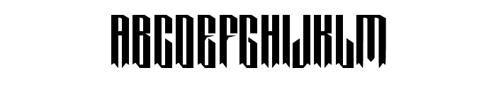 Strarrock Font UPPERCASE