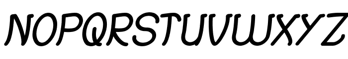 Strawberry Bold Italic Font UPPERCASE