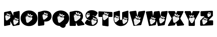 Strawby Font LOWERCASE
