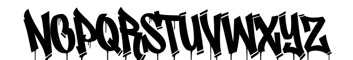 Strayer Drips Font LOWERCASE