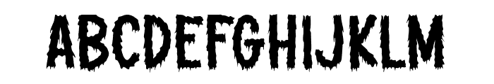 Stream Scary Font UPPERCASE