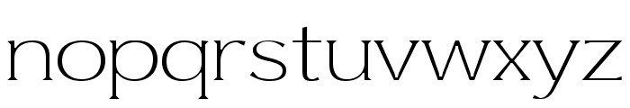Streamline Moderne Normal Font LOWERCASE