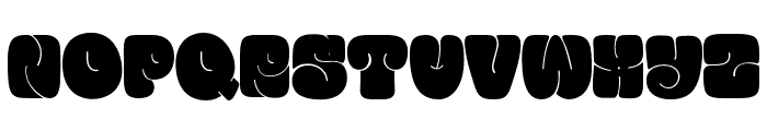 Street Blup Regular Font LOWERCASE